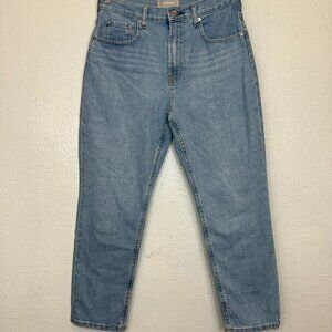 EVERLANE Light Wash High Waist Straight Ankle Jeans Size 30